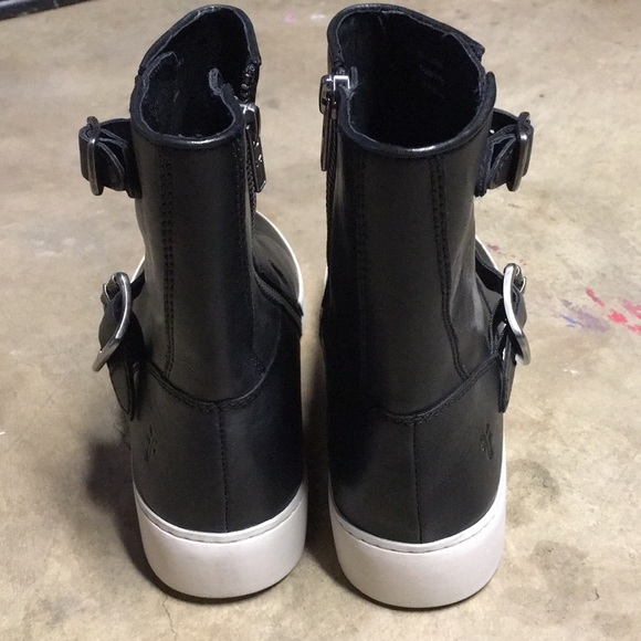 FRYE Lena Leather Engineer Boots~6M~NEW - Picture 3 of 6